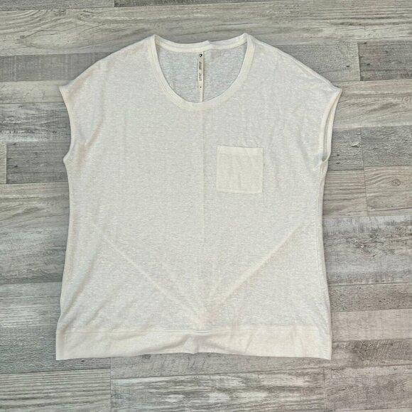 Kuhl Tops - Kuhl Ivory Brisa Twist Short Sleeve Women's Knit Top O4
